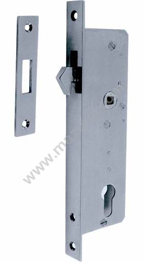 ZAMEK 194X61X15 MM, CHROMOWANY