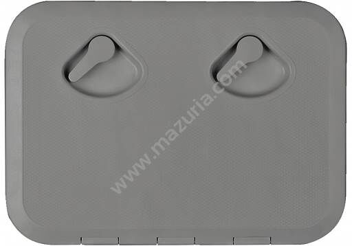 LUK 315X440 MM NA KLAMKĘ PVC SZARY