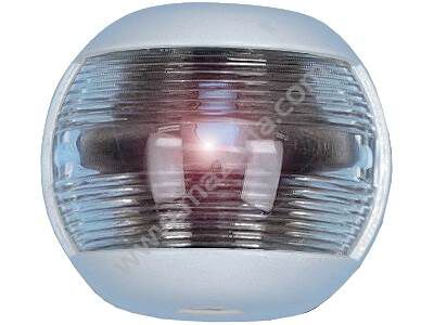 LAMPA SILNIKOWA BIAŁA, BIAŁY PVC, 63X70X38 MM