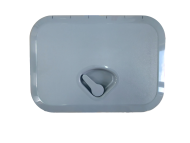LUK 375X270 MM NA KLAMKĘ PVC SZARY