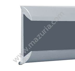 LISTWA MONTAŻOWA 25 MM ALUMINIOWA 3 METRY
