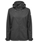 KURTKA HOODED LITE DAMSKA GRAFITOWA