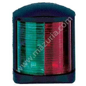 LAMPA DZIOBOWA CZERWONA+ZIELONA - CZARNY PVC, 58X7