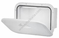 SCHOWEK 270X375 MM NA KLAMKĘ, BIAŁY PVC