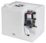 ZBIORNIK DO WODY 77 L. 650x400x330 MM, POMPA 12V