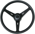 KIEROWNICA CLASSIC 350 MM, CZARNA PVC