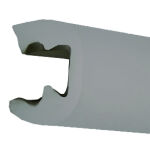 PROFIL DO ŁODZI, TYP L 45, SZARY PVC