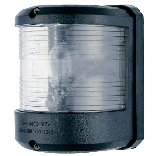 LAMPA SILNIKOWA BIAŁA - CZARNY PVC 92X120X80 MM