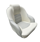 FOTEL COMFORT BIAŁO-SZARY 58X48X54 CM