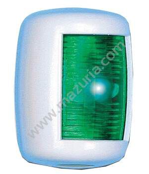 LAMPA BOCZNA 43X61MM ZIEL. 112.5 ST. OB. BIAŁA