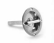 KLAMKA OBRACANA 53 MM MOSIĄDZ CHROM