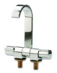 KRAN SKŁADANY H=36MM, 3/8" C/Z.