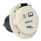 GNIAZDO 3-STYKI, 16 A, 250V, Z BLOKADĄ, PVC