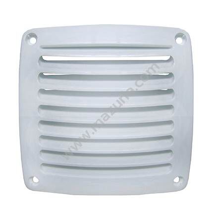 KRATKA WENTYLACYJNA 118X118 MM BIAŁA PVC