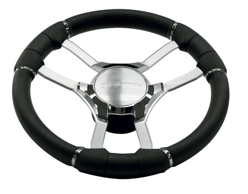 KIEROWNICA MALERA GUSSI 350 MM SREBRNE RAMIONA