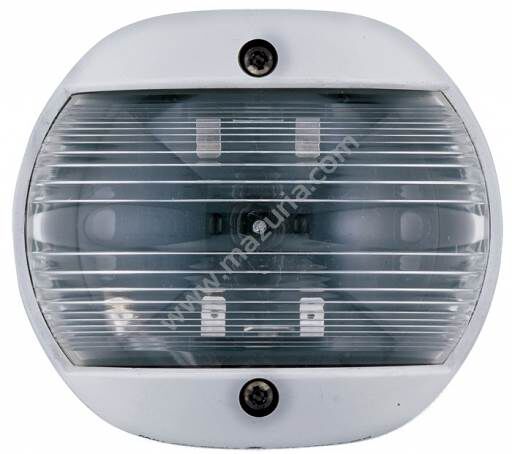 LAMPA SILNIKOWA BIAŁA, BIAŁY PVC, 90X100X50 MM
