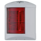 LAMPA BOCZNA CZERWONA, BIAŁY PVC, 58X74X58 MM