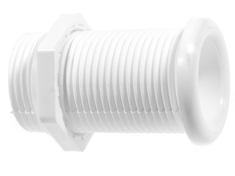 PRZEJŚCIE BURTOWE 25X62 MM BIAŁE PVC