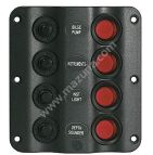 TABLICA - 4 OBWODY 113X100 MM IP65