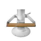 STOPKA NA NOGĘ FOTELA, DREWNO TEAK, ALUMINIUM ANOD