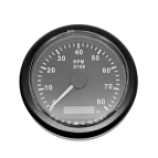 OBROTOMIERZ+LICZNIK CZARNA RAMKA 0-8000 RPM / 80H