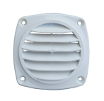 KRATKA WENTYLACYJNA 82X82 MM, BIAŁA PVC