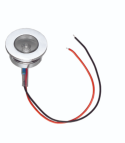 LAMPA LED OKRĄGŁA MOSIĄDZ CHROM 32 MM 12V 