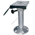 NOGA FOTELA JACHTOWEGO 600MM ALUMINIOWA Z SUWADŁEM