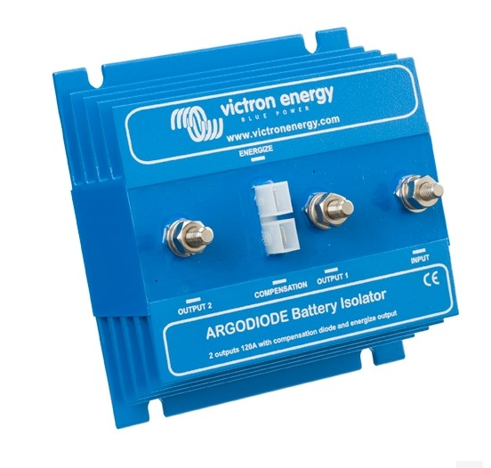 IZOLATOR DIODOWY MAX 120A / 12-24V / 2 AKUMULATORY