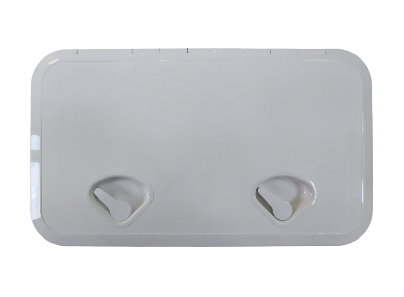 LUK 606X353 MM NA KLAMKĘ PVC BIAŁY/GŁADKI