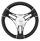 KIEROWNICA VERONA GUSSI 350 MM CZARNE RAMIONA