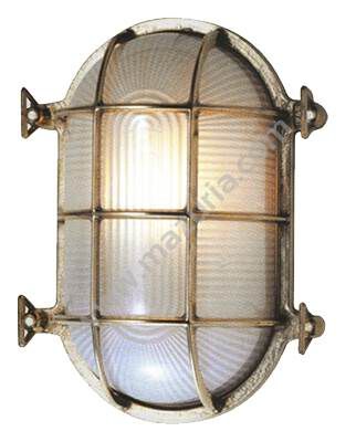 LAMPA OWAL MOSIĄDZ-CHROM 175X130 MAX 40W E27