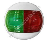 LAMPA DZIOBOWA CZERWONA+ZIELONA, BIAŁY PVC, 74X70X