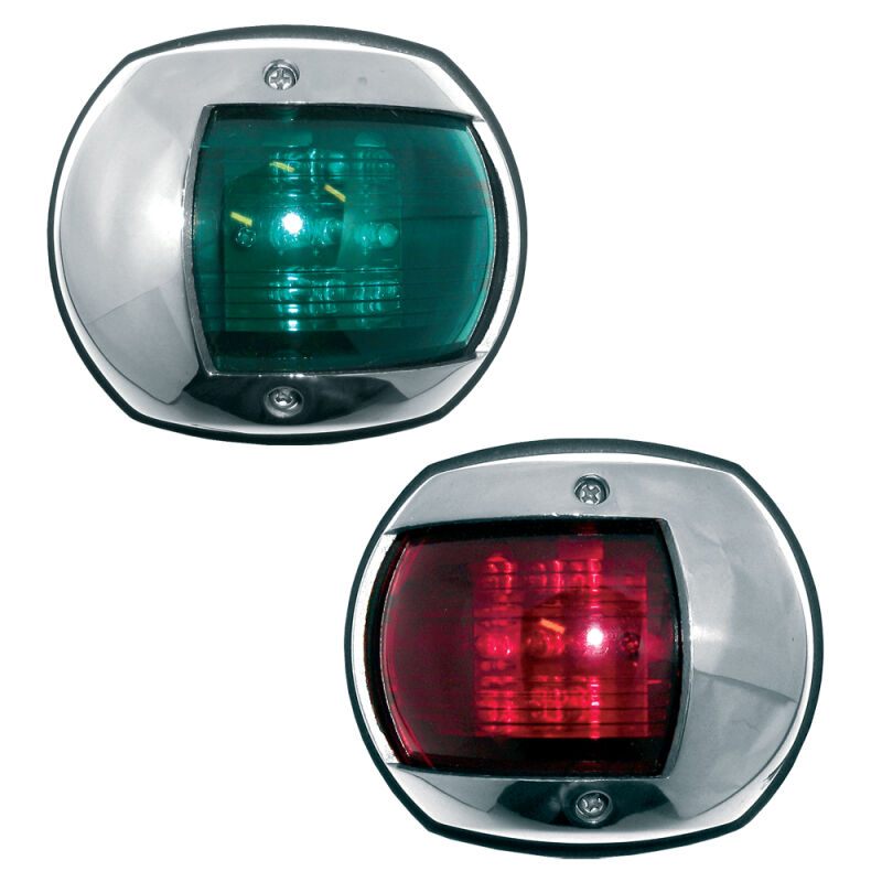 LAMPY BOCZNE LED ZIELONA+CZERWONA 99X87X53 MM, NIE