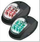 LAMPA BOCZNA ZIEL.+ CZERW LED CZARNE