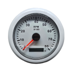 OBROTOMIERZ+LICZNIK BIAŁA RAMKA 0-8000 RPM / 80 H