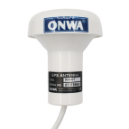 ANTENA ONWA GPS KA-07, ZŁĄCZE BNC, PRZEWÓD 10 M