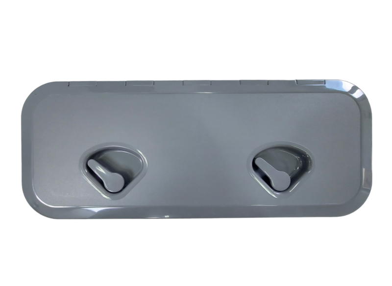 LUK 607X243 MM NA KLAMKĘ PVC SZARY