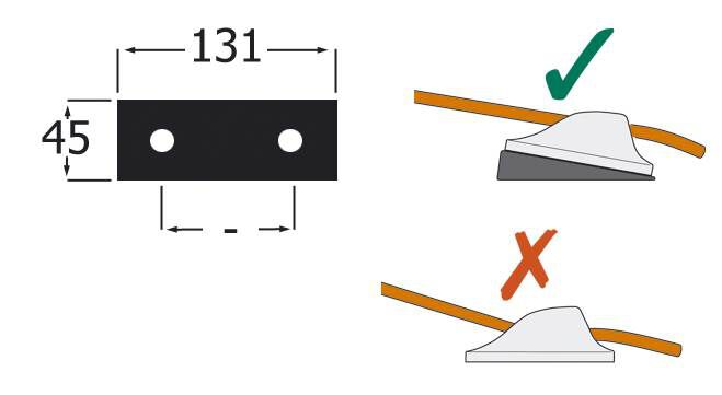PODSTAWA KNAGI CL 205, CL 220