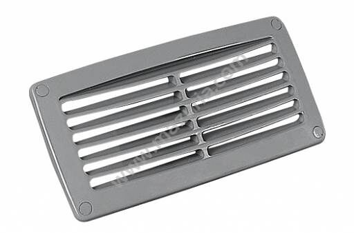 KRATKA WENTYLACYJNA 206X106 MM, SZARY PVC