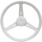 KIEROWNICA CLASSIC 350 MM, BIAŁA PVC