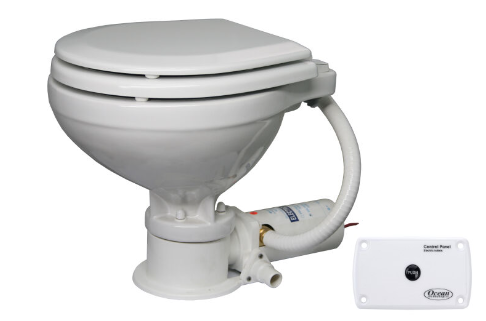 TOALETA JACHTOWA COMPACT Z POMPĄ MACERATO 12V MINI