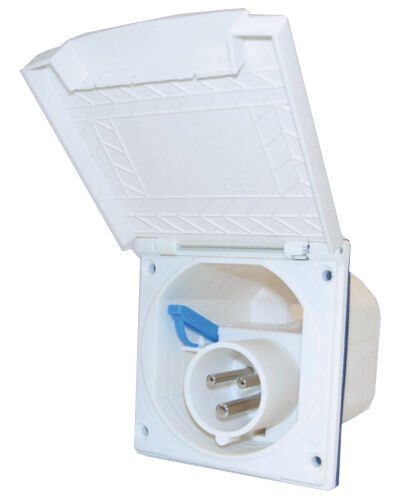 GNIAZDO 230V/16A W OBUDOWIE
