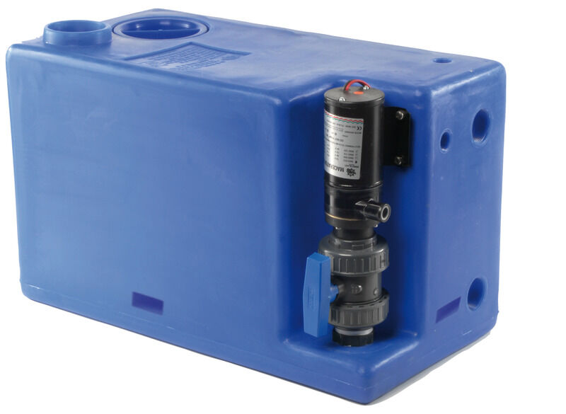 ZBIORNIK FEKALIÓW 72 L 650X400X330MM POMPA 12V
