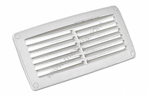 KRATKA WENTYLACYJNA 206X106 MM, BIAŁY PVC