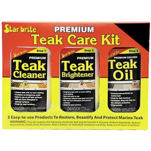 ZESTAW DO DREWNA TEAKOWEGO 3x1000ml