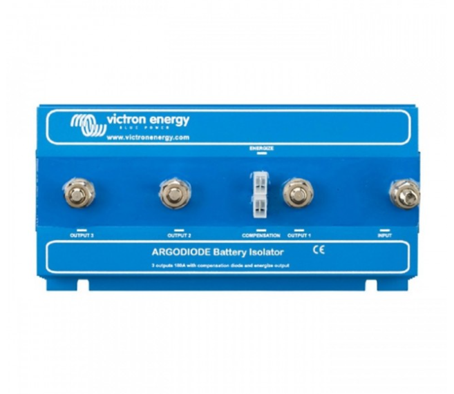 IZOLATOR DIODOWY MAX 100A / 12-24V / 3 AKUMULATORY