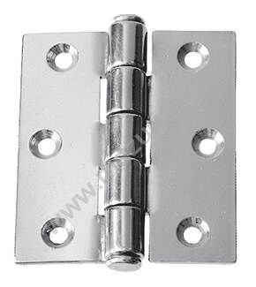 ZAWIAS MEBLOWY 75X60 MM, MOSIĄDZ CHROMOWANY