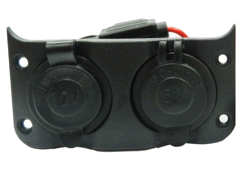 GNIAZDO 12V USB+ZAPALNICZKA DO 5002084