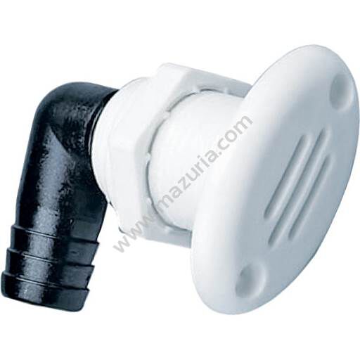 ODPOWIETRZNIK PVC 16 MM OWAL 90 STOPNI